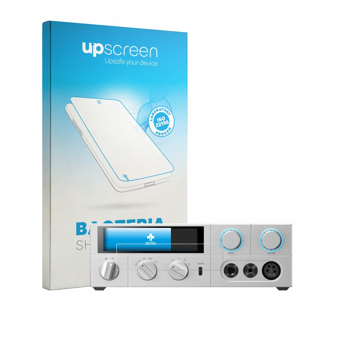 upscreen - Screenprotector voor FiiO K15 - Folie Beschermfolie transparant antibacterieel