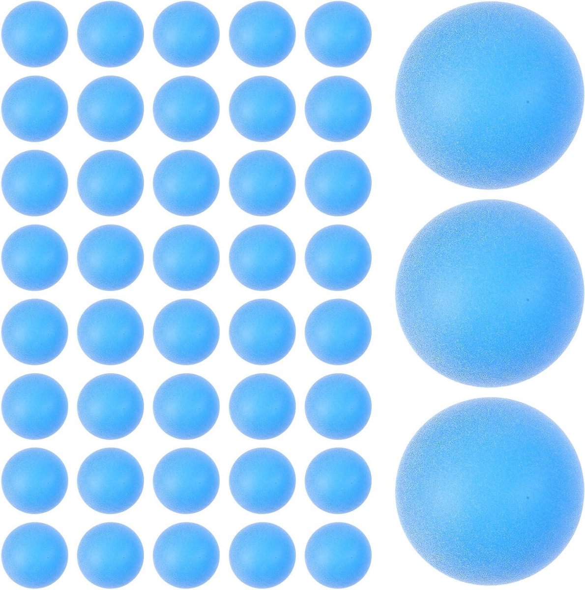 Tafeltennisballen - Pingpongballen trainingsballen - Feestspelletjes organiseren - Gelijkmatig antislipoppervlak - 40 mm - Donkerblauw