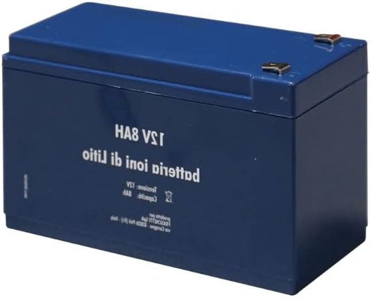Lithium Batterij - 12V Accu - Spuiten Tuin - Oplaadbaar - 8 Ah - Zwart