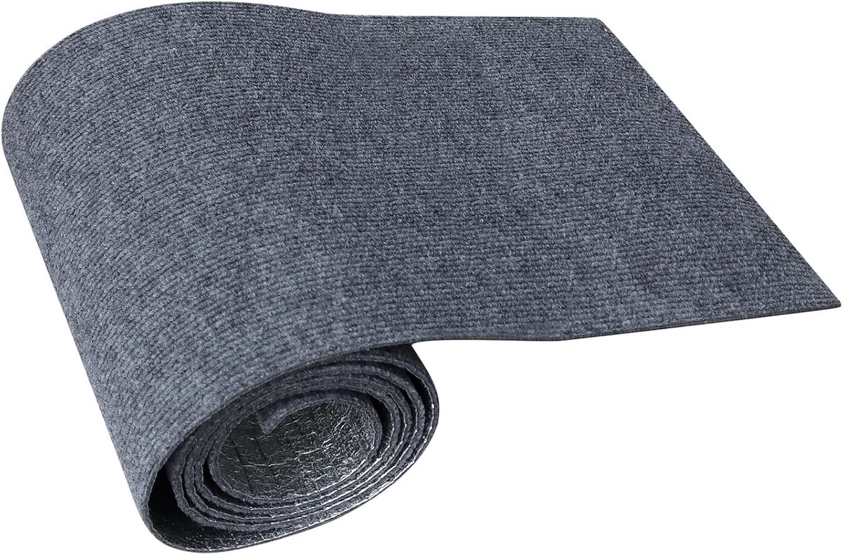 Antikrabvellen - Grijs - 200 x 30 cm - Zelfklevend Vilten Krabmat voor Katten - Meubelbescherming en Klimgedeelte