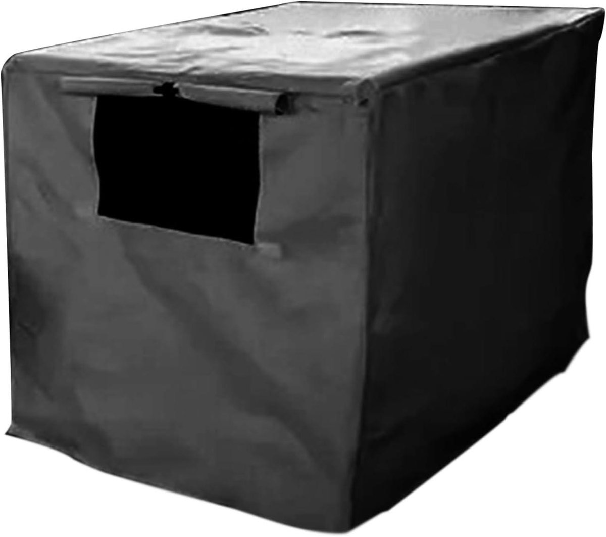 Hondenkooihoes - Krathoes Huisdier - Privacy en Bescherming - Verstelbaar Venster - 635 cm - Zwart