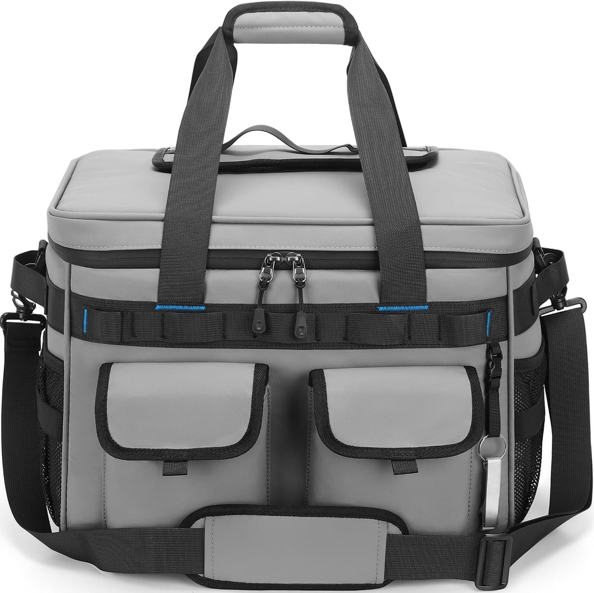 Koeltas - Grijs - 43 x 32 x 32 cm - Grote Waterdichte Geïsoleerde Koeltas - Voor Picknicken en Kamperen