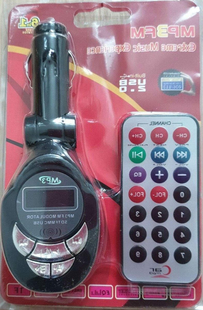 FM Zender Auto - MP3 Speler - Muziek Streamen - SD USB Ingang - 69853 g - Zwart