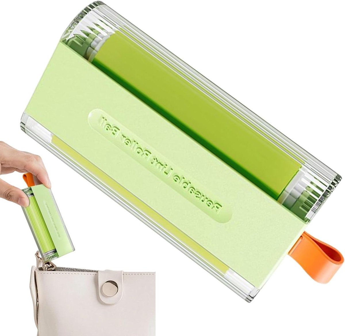 Anti-pluizenroller - Dierenhaarroller - Huis reinigen - Wasbaar en herbruikbaar - 56 x 26 x 1195 cm - Groen