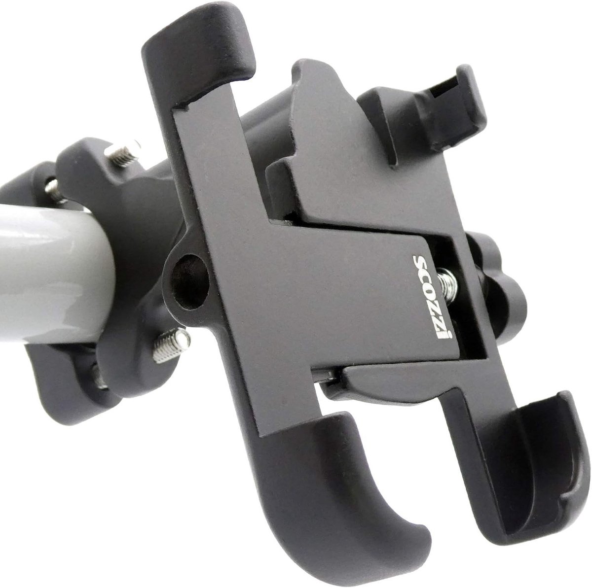 Phone holder voor fiets - Zilver - Aluminium Metaal - Universele Telefoonhouder voor Fiets en Motor
