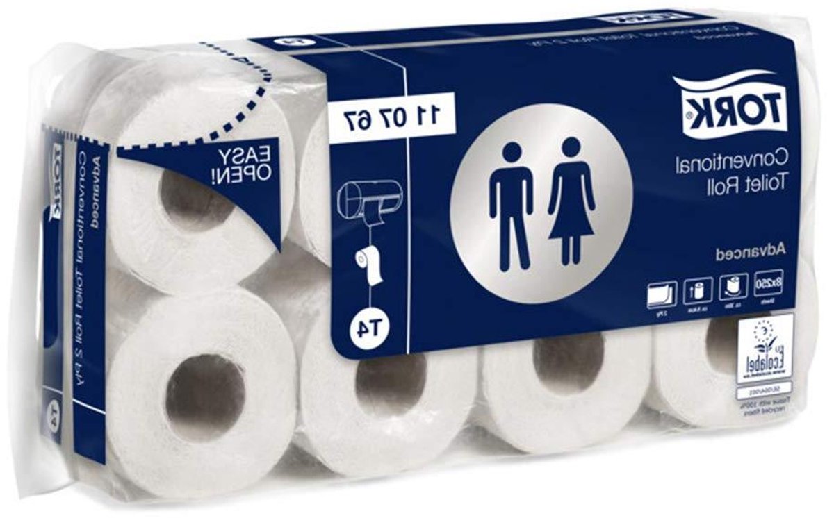 Toiletpapier Rollen - Zacht Papier - Dagelijks Gebruik - 2-Laags Comfort - 8 Rollen - Wit