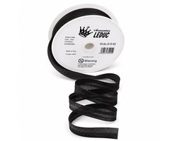 Accessoires Leduc Katoenen Biaisband 20/8/8 – 20 Meter – Zwart – Dubbel Gevouwen – Made in Italy
