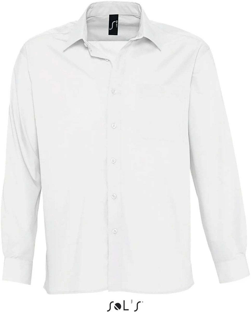 SOL'S Popeline-Shirt Baltimore Long Sleeve L623 - White - XL