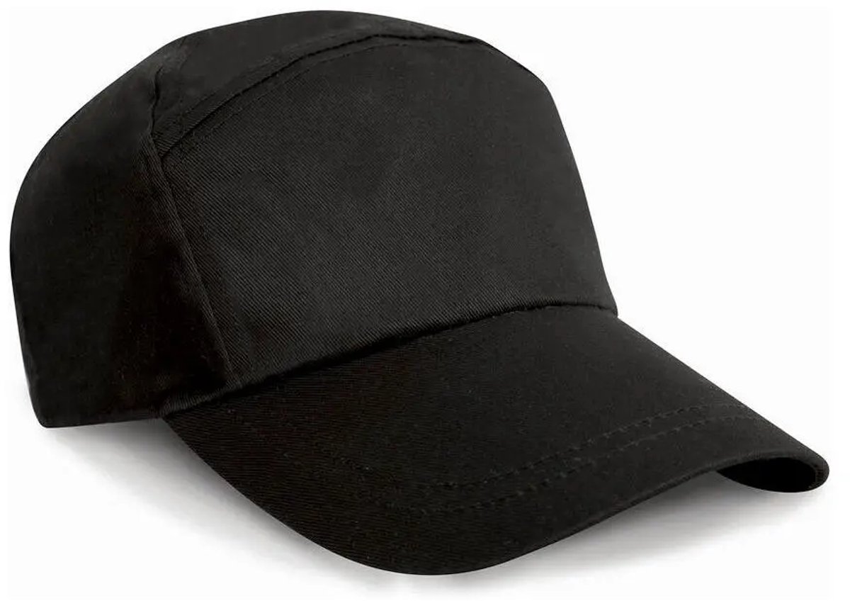 Result 7-Panel Advertising Cap RH02 - Black - One size