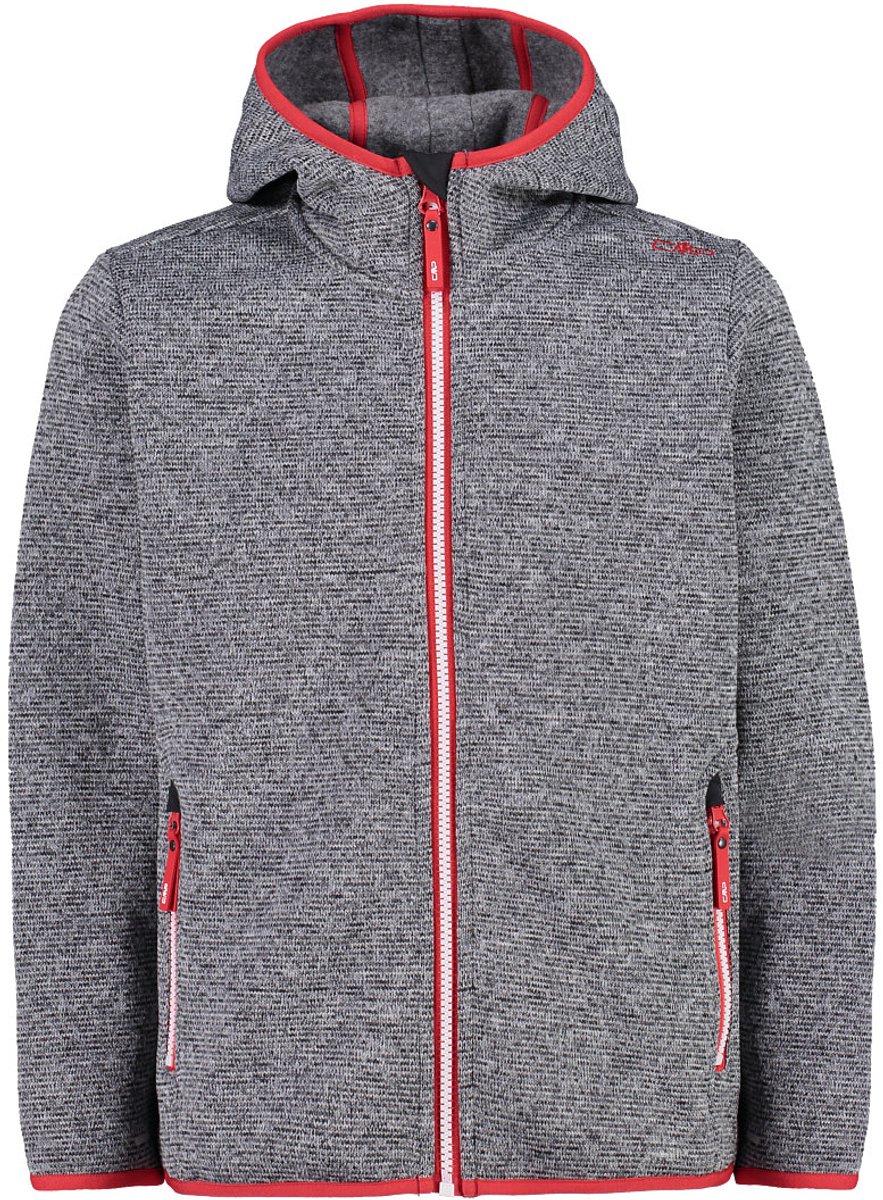 Kinder fleece met capuchon CMP Grijs