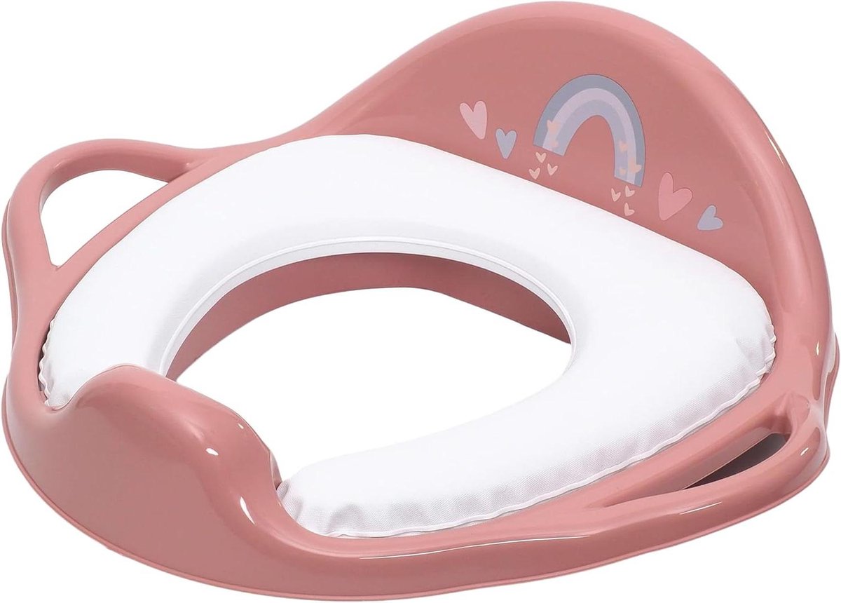 Toilet Trainer - Toiletverkleiner - Zindelijk Maken - Ergonomisch Ontwerp - Standaard Maat - Old Rose