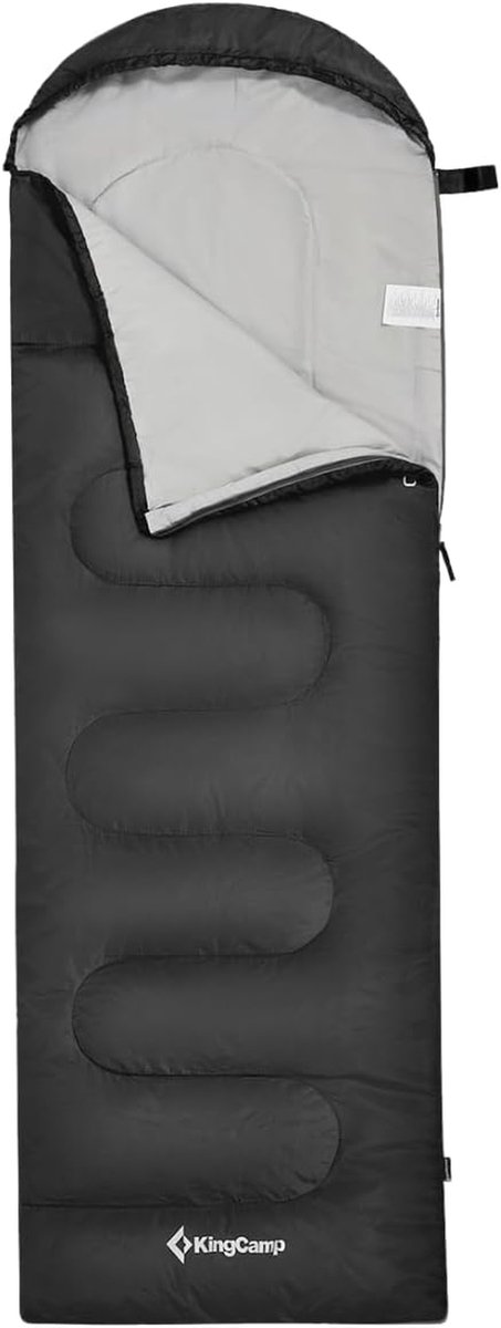 Mummy Slaapzak - Slaapzak Herfst Winter - Kamperen en Outdoor - Waterproof en Compact - Voor Volwassenen - Grijs — afbeelding 5