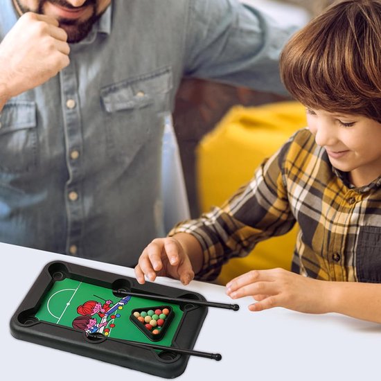 Kinderpooltafelblad - Tafelbiljart Klein - Interactief Spel - Robuust Ontwerp - 15 x 9 x 12 cm - Niet gespecificeerd — afbeelding 3