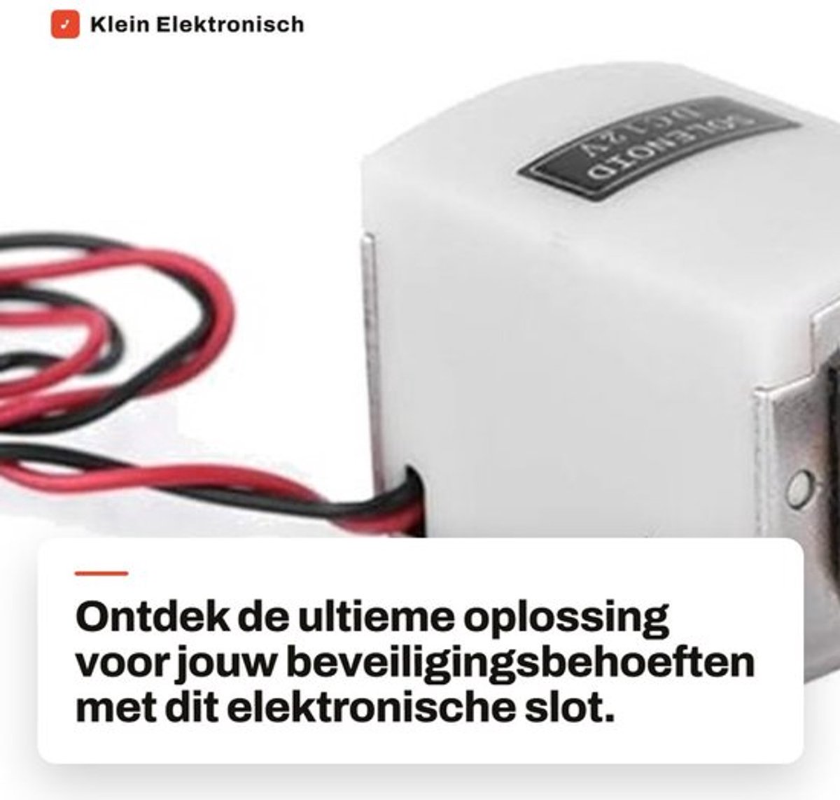 Klein Elektronisch Slot - Veiligheidsslot - Ultradun Ontwerp - Geschikt voor Diverse Omgevingen - Perfect voor Kasten en Kluisjes