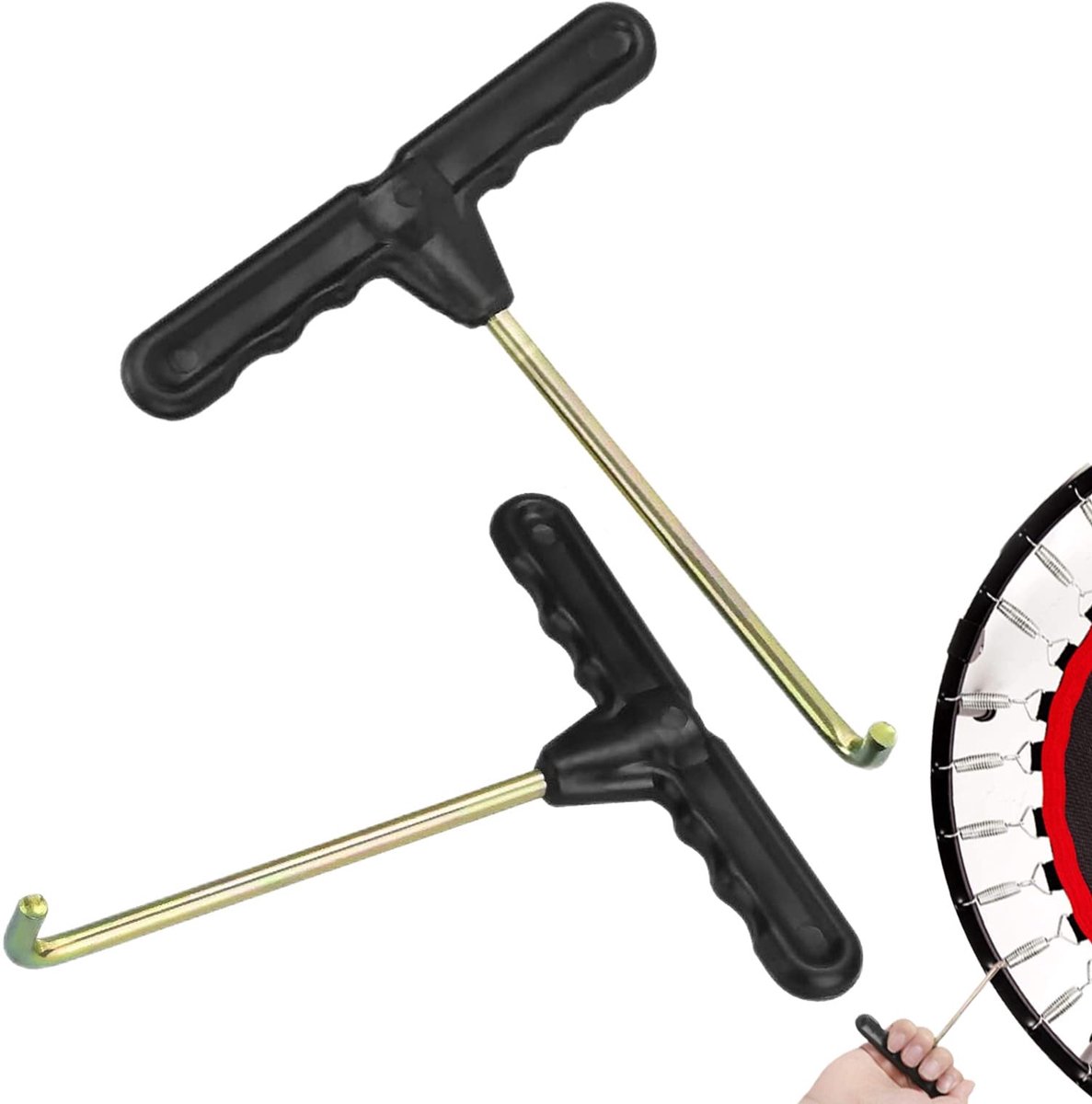 T-Haken Kit voor Trampolins - 2 Stuks Metalen Gereedschap