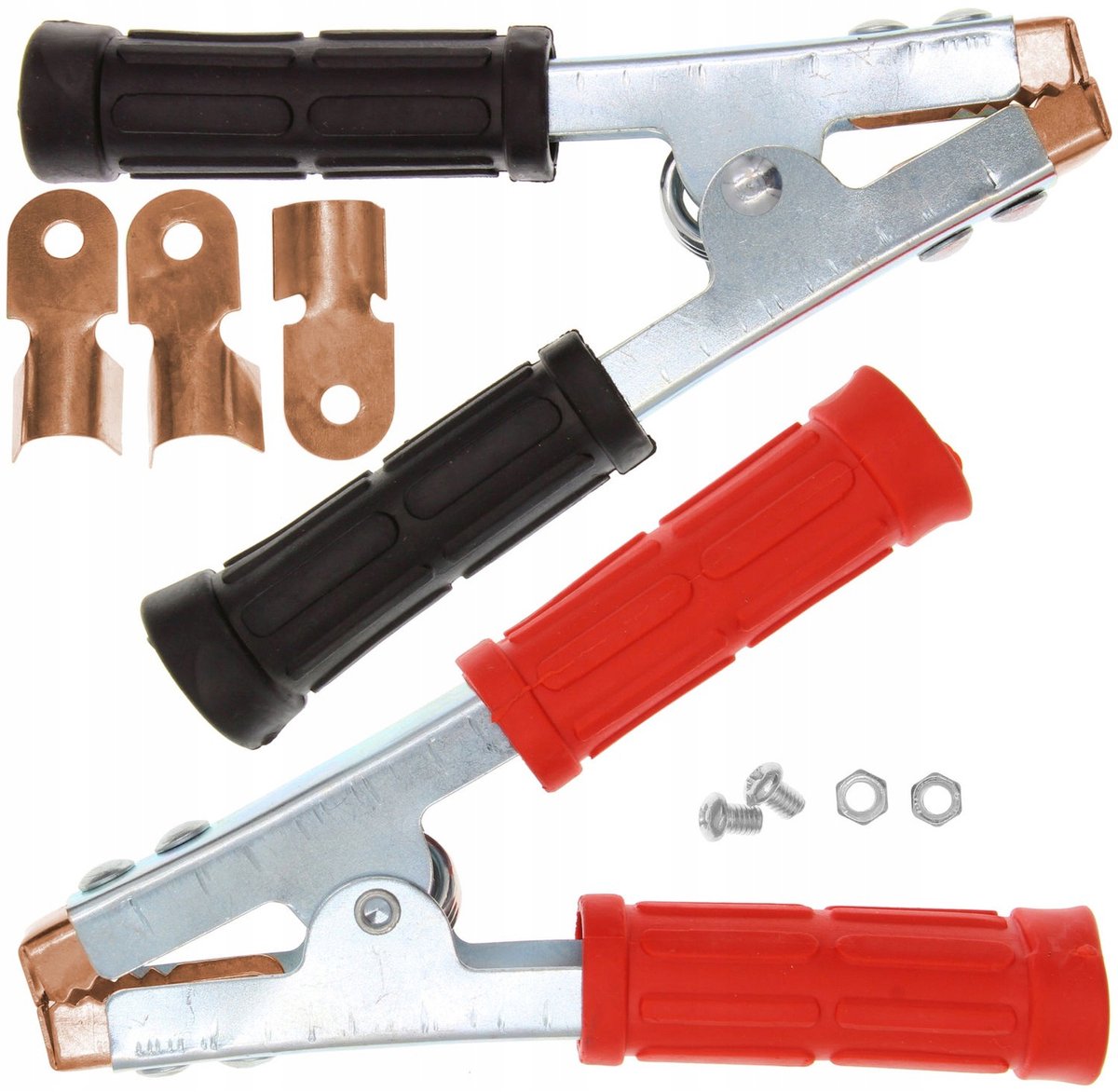 Rosfix Accuklemmen Set - Geïsoleerd, 600A - 153 Mm - Bekwijdte 32 Mm - Voor Accu - Startkabels