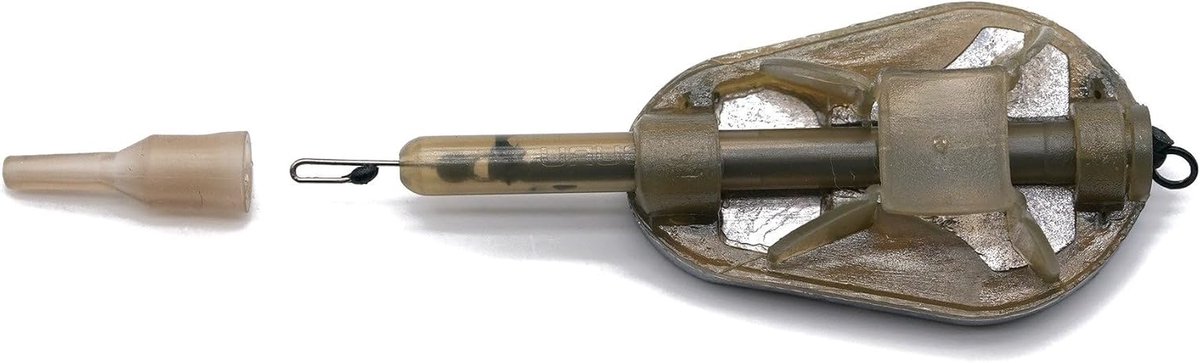 Methode Feeder - Lokaas Platform - Vissen Met Lokaas - Haakaas Plaatsing - Small 36g - Zwart