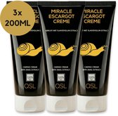 QSL | Miracle escargot crème - slakkencrème - slakkenslijmcrème - 3 x 200ml