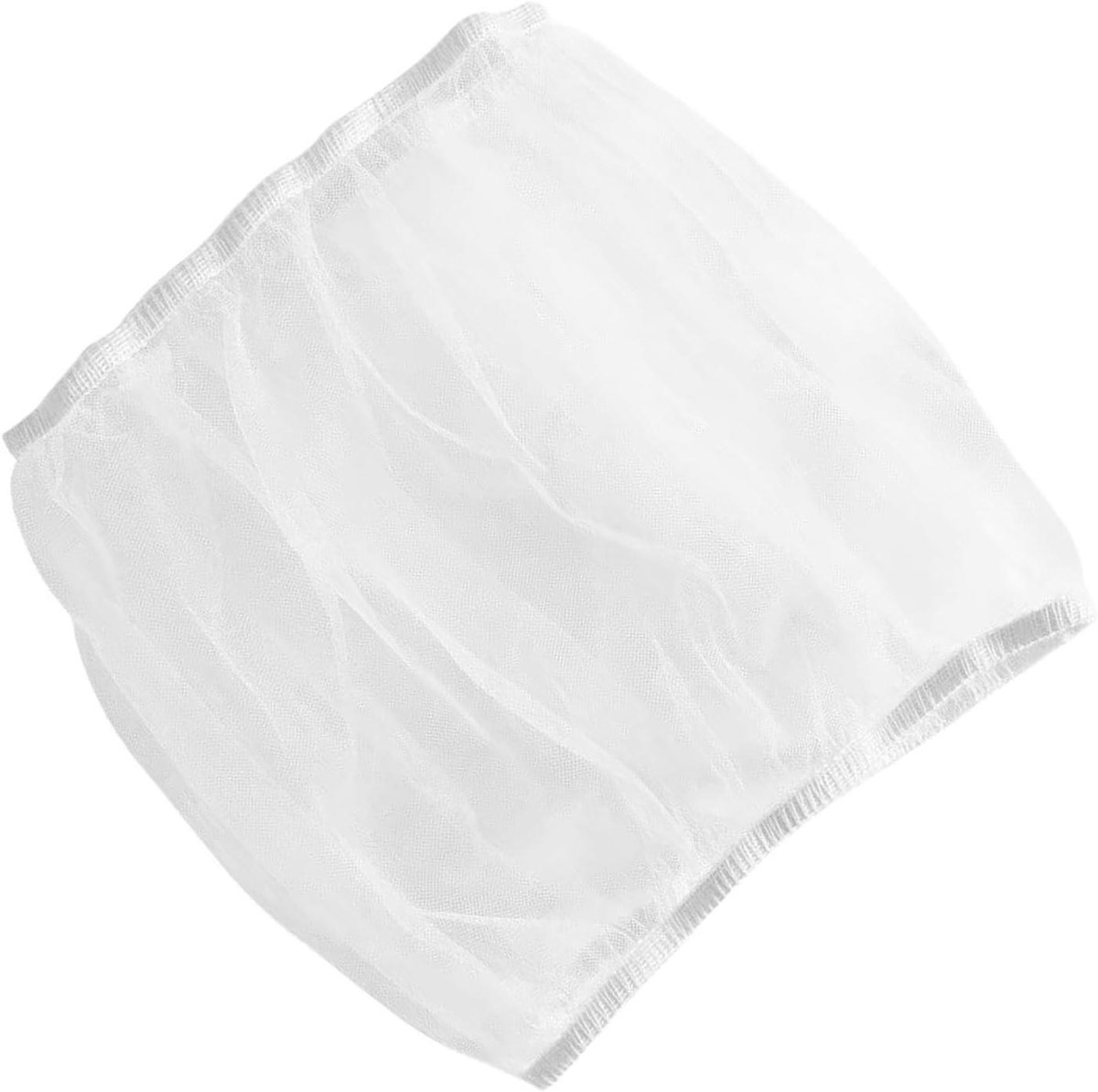 Vogelkooirok - Kooi net - Kooi schoonhouden - Stof en vuil opvangend - 150-210 cm omtrek - Wit
