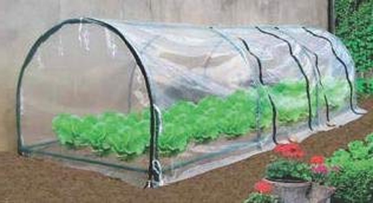 PE-folie transparant - Broeikasfolie Tunnelkas folie - Planten beschermen - UV-bestendig - 2 x 10 m - Transparant