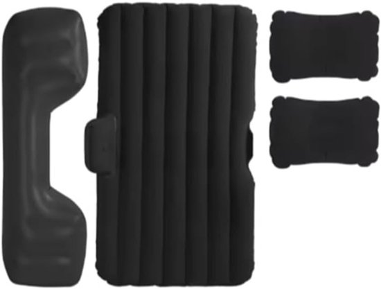 Luchtmatras Auto - Reisbed Kinderen - Comfortabel Reizen - Verdikte Randen - One Size - Grijs — afbeelding 2