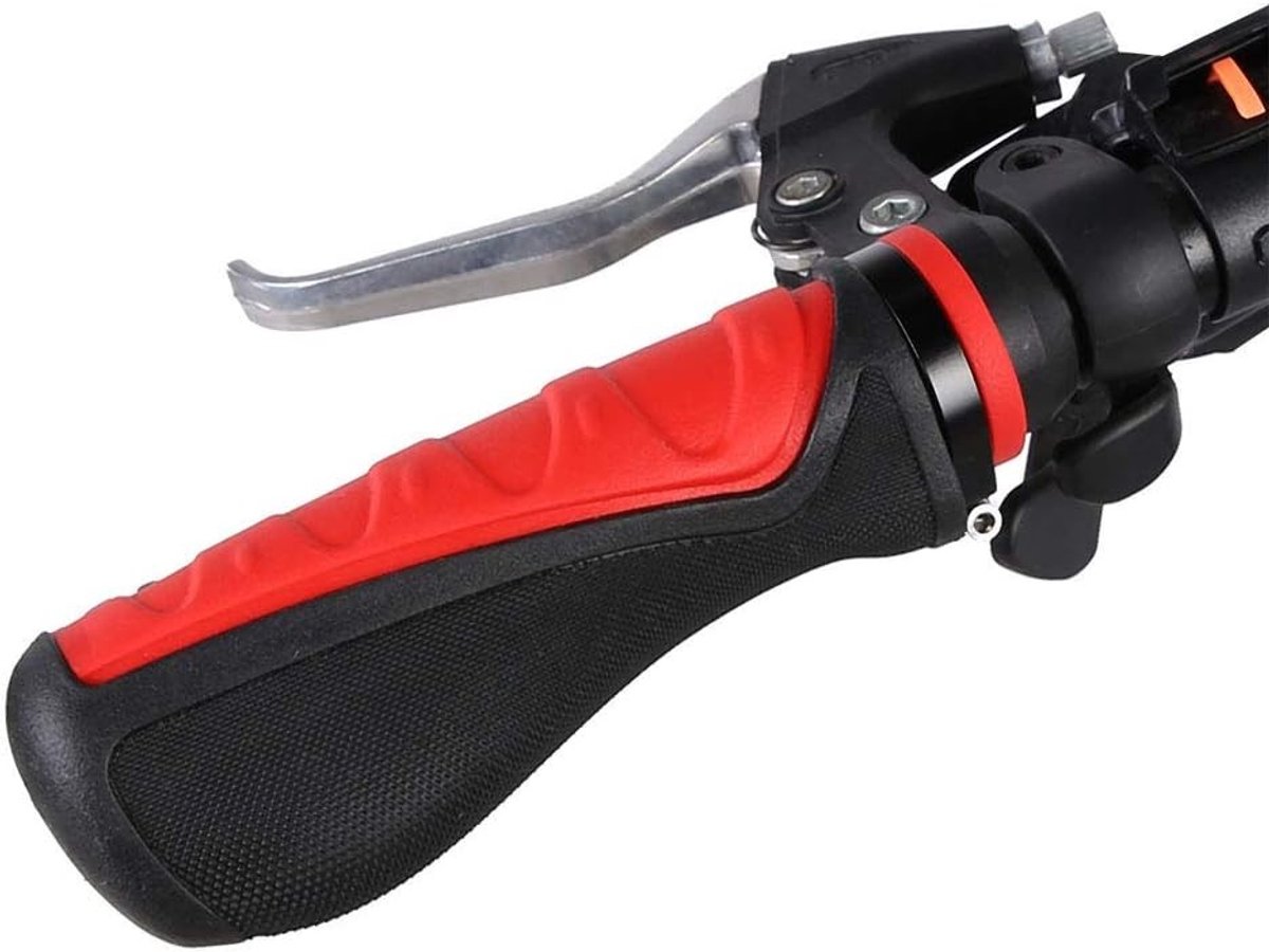 Fiets Grips voor Mountainbike en Racefiets - Rubber Stuur End Grips met Lock Systeem voor Optimale Grip en Comfort