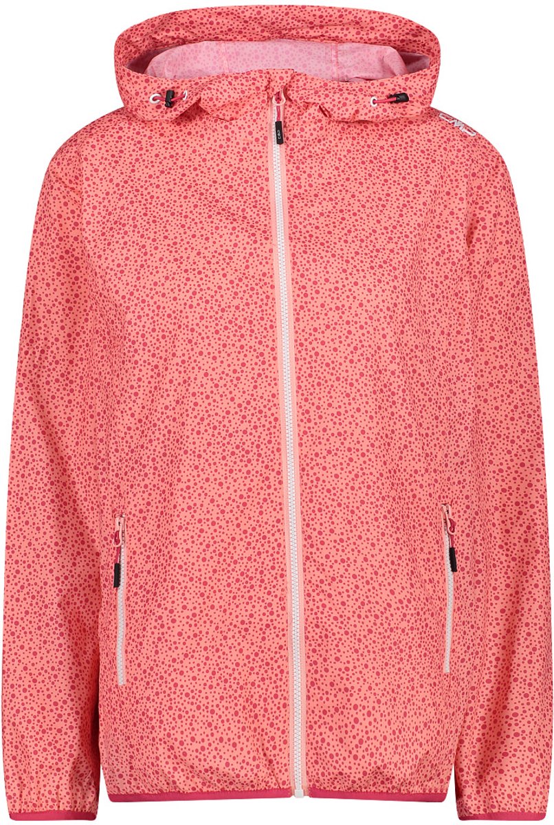 Dames waterdichte capuchonjas Ripstop CMP Corallo