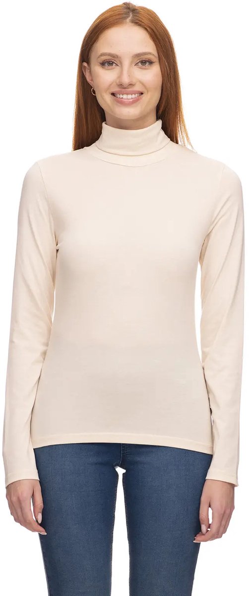 Sustainable Lange Mouwen T-shirt Dames Ragwear Marysa Gots Beige