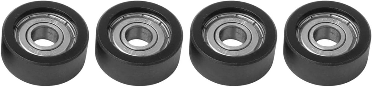 Roeimachine Zitwielen - Reservewielen Lager - Soepel Roeien - Hoge Belastbaarheid - 8x27x11mm - Zwart