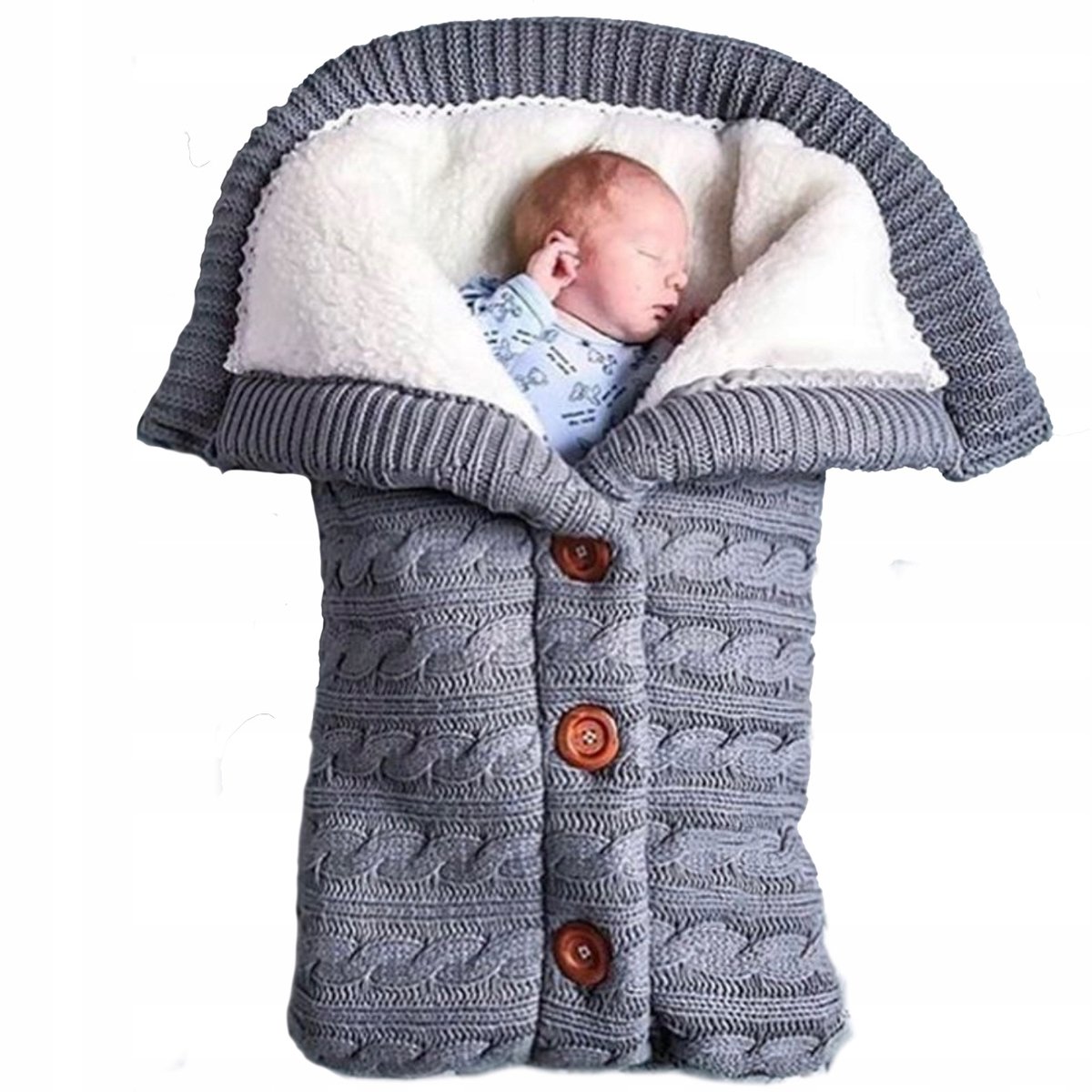 Baby slaapzak voor kinderwagen, warme deken, omwikkeldoek, wikkeldeken