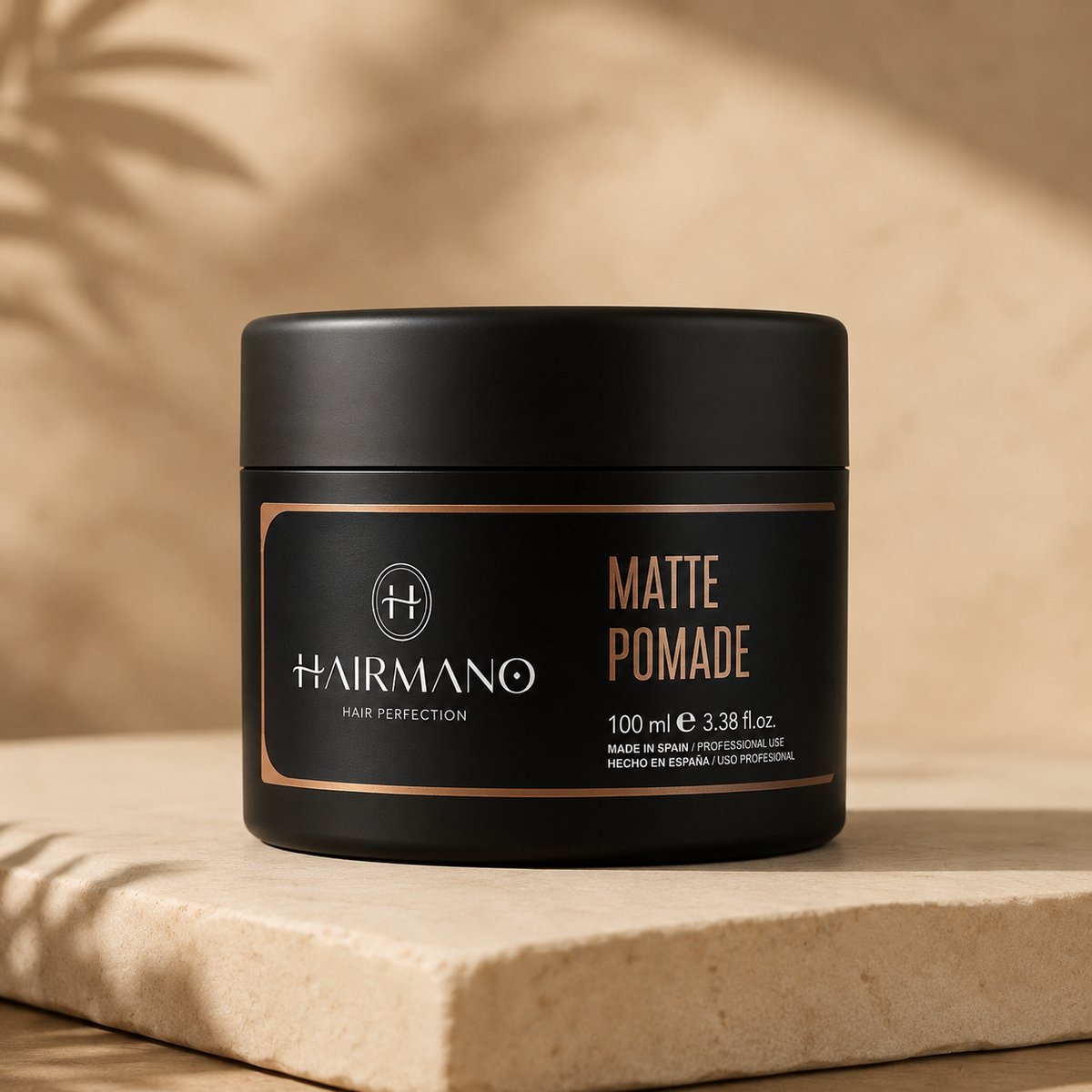 Hairmano Matte Pomade – Haarstyling met Matte Finish – 100 ml