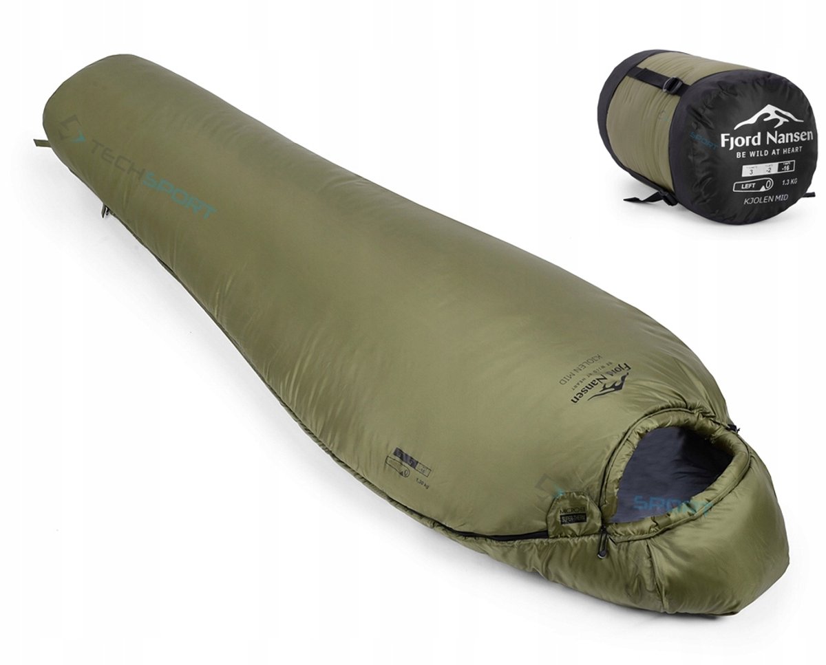 Markless Mummy Slaapzak - Groen - Tot -16°C - 1,3 kg