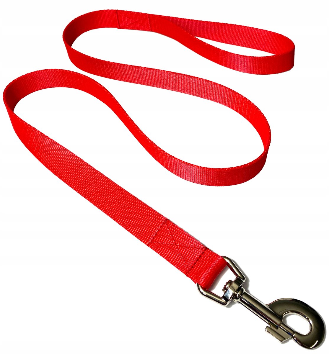Merkloze Hondensnoer 140 cm - 25 mm Breed - Sterk Polypropyleen - Rood