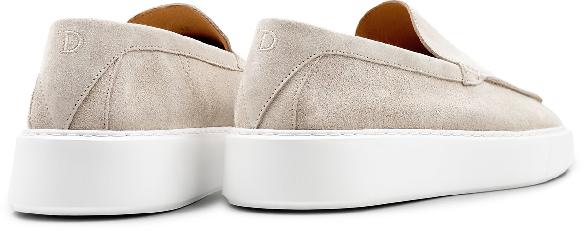 Dutch'D ® Loafers - Instapper - Zand Beige - Luxe - Sportief - Suede leer - Atmos ERA - Maat 41