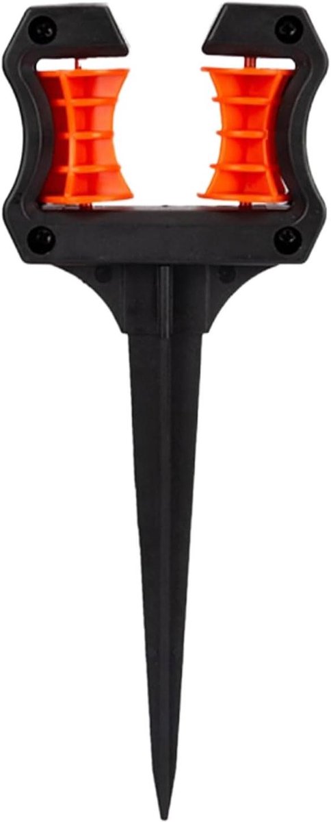 Slanggeleiders Tuin - Slang Beschermers - Gazon Besproeien - Robuust Zonbestendig - 3.94 x 1.22 inch - Zwart