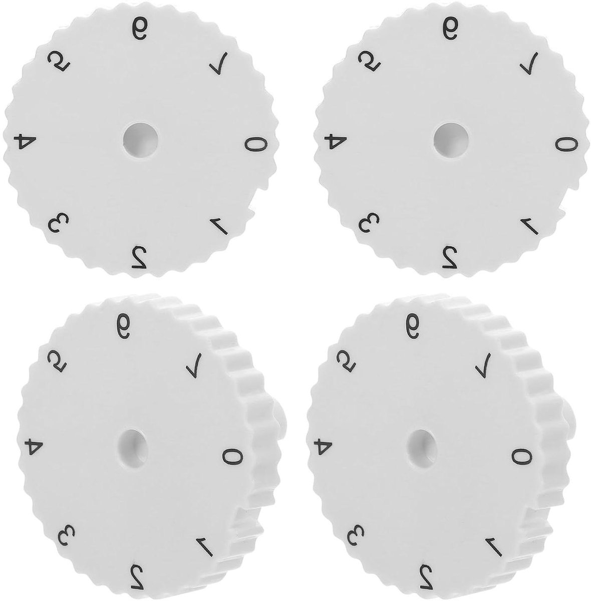Koelkast Thermostaatknoppen - Temperatuurregelaars Vriezer - Koelkast Temperatuur Instellen - Nauwkeurige Temperatuurregeling - 4 stuks - Wit