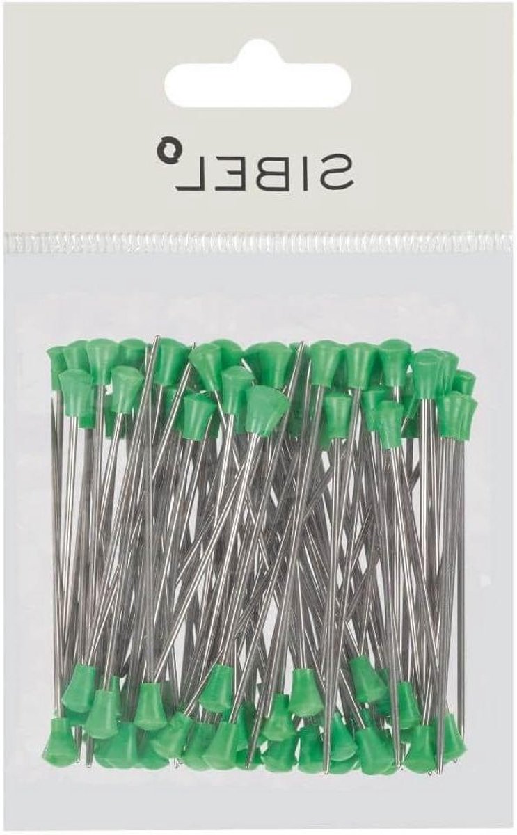Metalen pinnen - Naaipennen - Handmatig naaien - Stevig metaal - 60 mm 100 stuks - Zilver