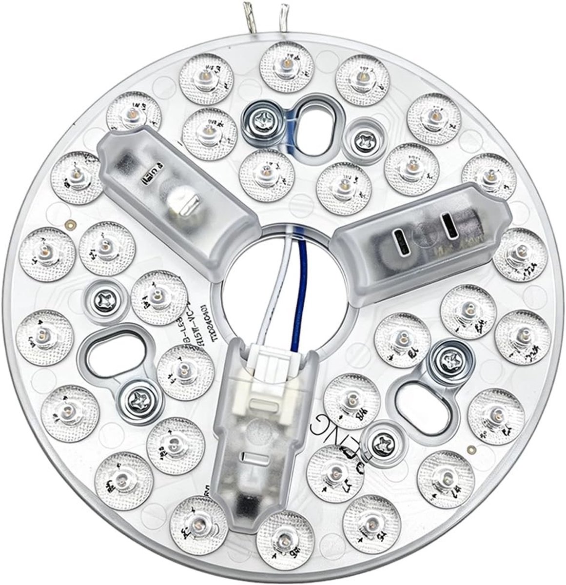 LED Vervangingslamp - Wit - 135 mm - 15W met Instelbare Kleurtemperaturen - Voor Plafondventilatoren en Hanglampen