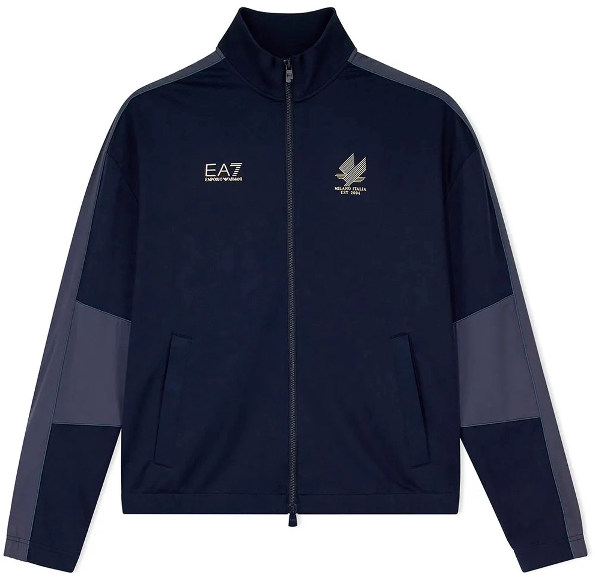 Ea7 Emporio Armani 7m002251_af17089 Sweatshirt Met Rits Blauw S Man