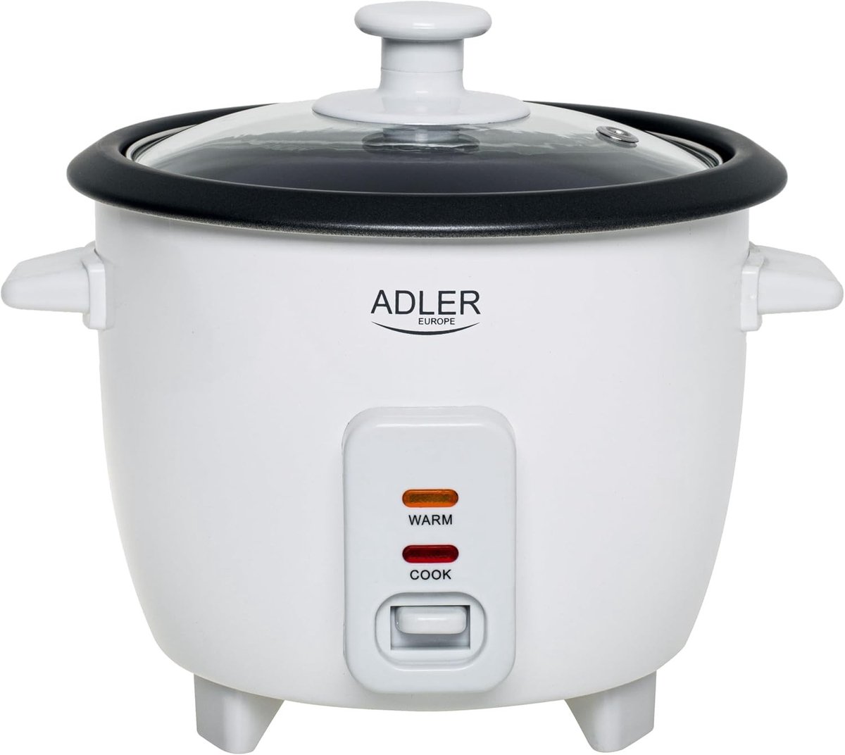 Multicooker - Wit - 0,6 Liter - Rijstkoker met Antiaanbaklaag en Warmhoudfunctie - Voor Thuisgebruik