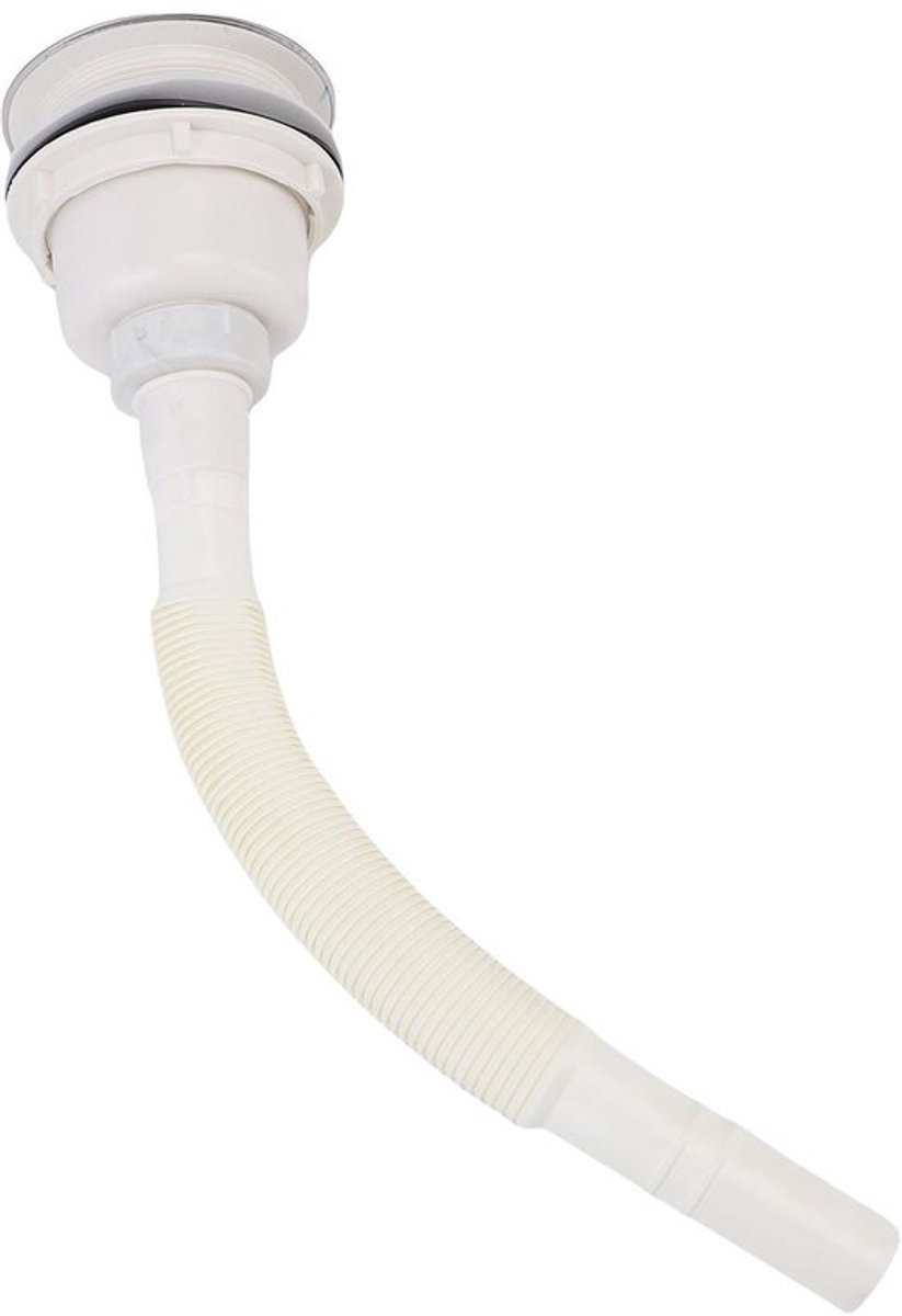 Afvoerzeefkit - Plastic Drainer - 70 Cm Telescopische Slang - Verstelbare Hoogte - Voorkomt Waterlekkage - Compatibel met Meerdere Wasbakken - Afvoerplug