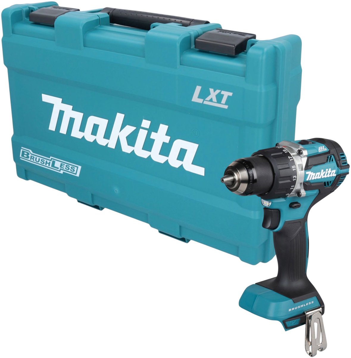 Makita DDF 484 ZK accuboormachine 18 V 54 Nm borstelloos + koffer - zonder accu, zonder oplader