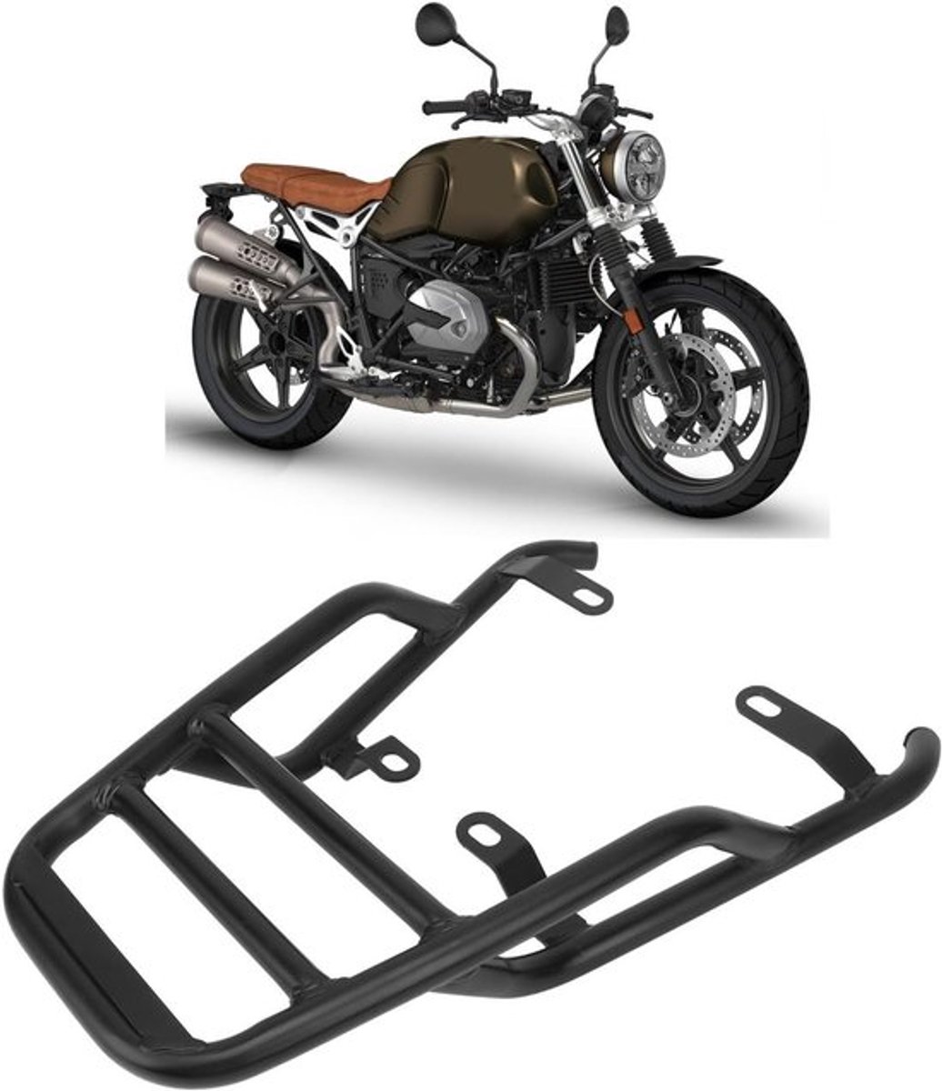 Motorfiets Achterste Bagagereksteun Beugel voor R Ninet en R Ninet Scrambler/Pure, Stevige Iron Tube Handrail voor Optimale Stabiliteit en Veiligheid