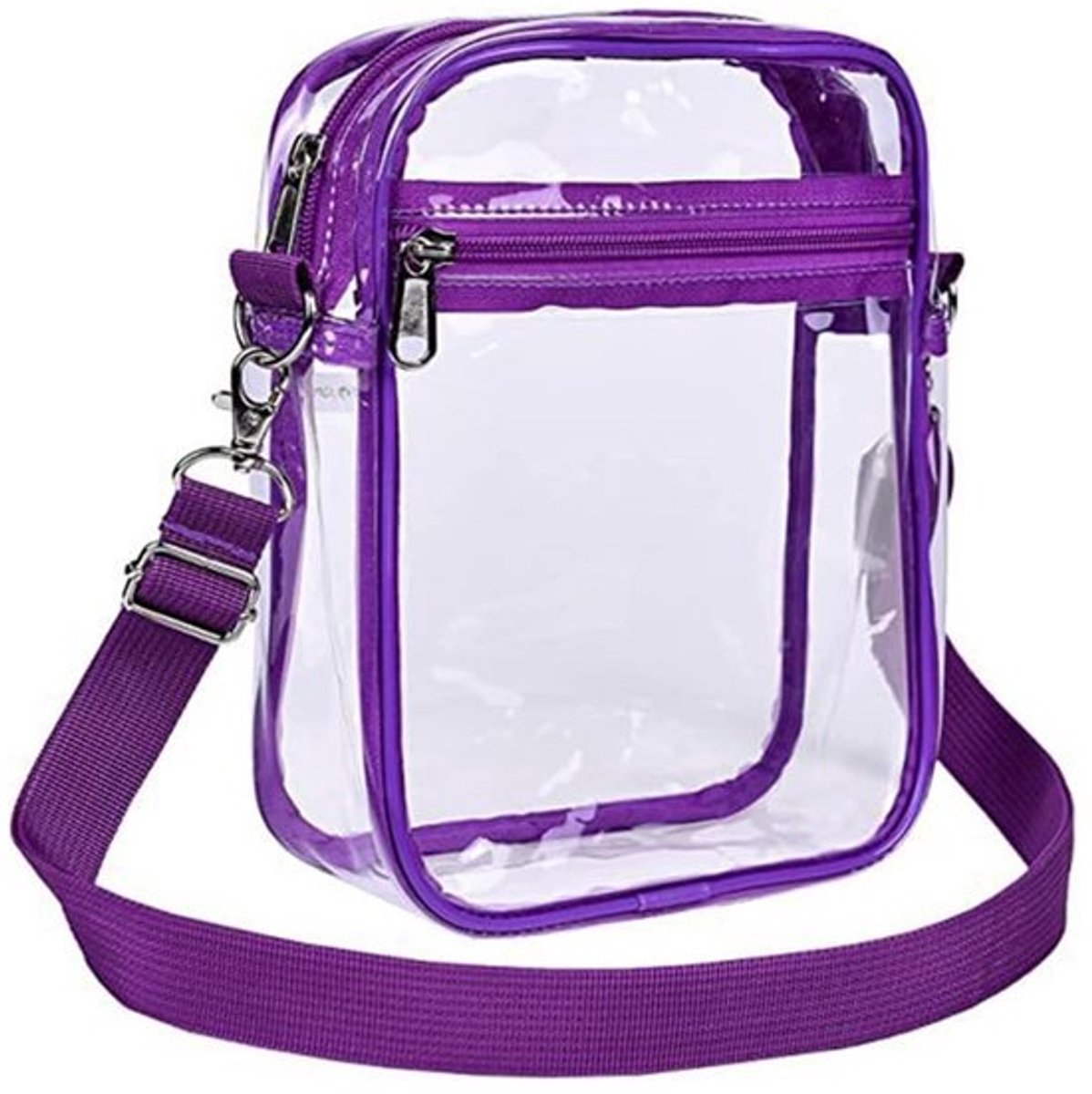 Schoudertas Duurzaam PVC - Transparante Handtas - Verstelbare Band - Ruime Binnenkant - Multifunctioneel - Geschikt voor Concerten - Cosmetica Tas