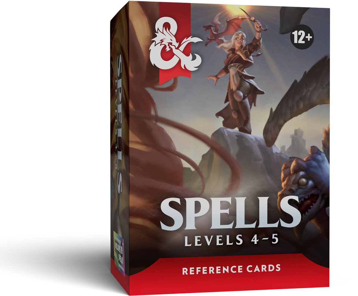 Dungeons & Dragons Reference Cards - Spells (Levels 4-5)