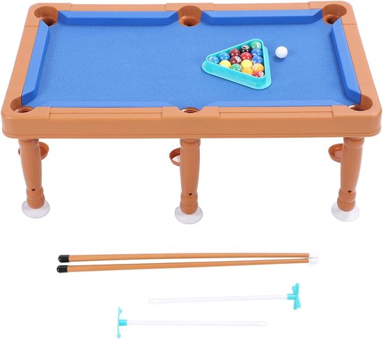 Miniatuur Pooltafel - Kinder Biljartspel - Binnen Spelen - Multifunctioneel Tafelblad - 71 x 31 cm - Groen — afbeelding 3