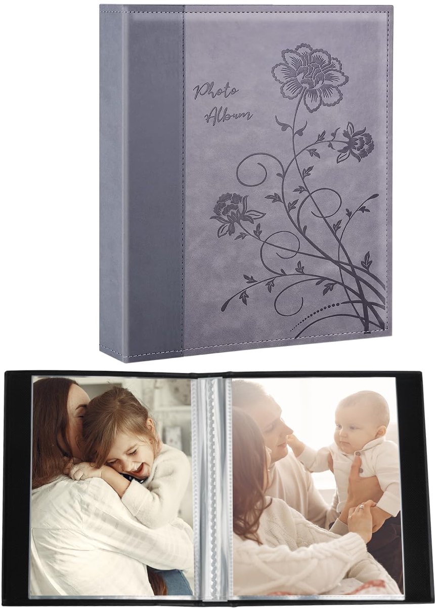 Klein Fotoalbum 10x15 cm - 2 pakketten met 52 foto's per pakket