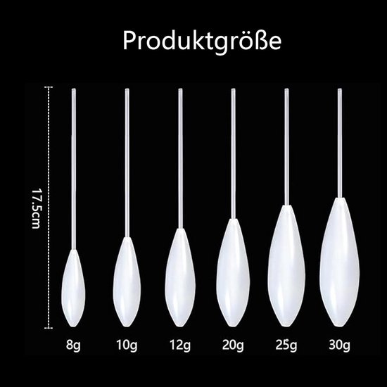 Forel Vis Set - Vis Accessoires - Forel Vissen - Meerdere Gewichten - 6 stuks - Wit — afbeelding 5