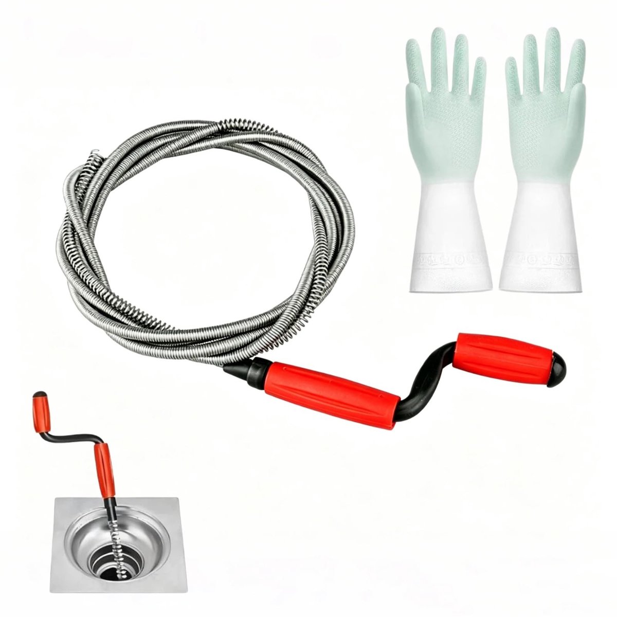 Omgoods - Universele Afvoerreinigingsspiraal 2,4 m x 6 mm
