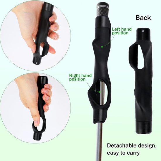 Golf Grip Trainer en Swing Corrector: Comfortabele Trainingshulpmiddelen voor Handpositie en Swingmechanica, Verbeter je Golftechniek met 2 Stuks van GOLF — afbeelding 3